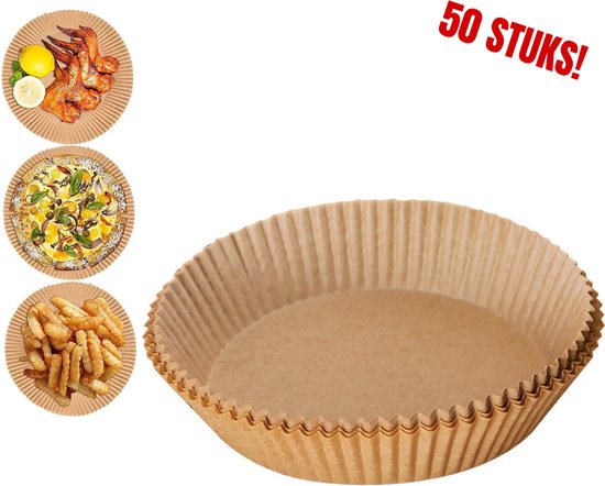 Airfryer bakpapier - Wegwerpbakjes voor airfryer - Airfryer