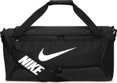 Nike Brasilia M Duff - 9.5 (60L) Unisex Tas - Black/Black/(White)