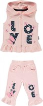 Vest & broek baby/peuter meisjes - Baby vest en broek - Love