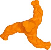 Jack and Vanilla - Hondenspeelgoed RUBBER TOYS Kauwspeeltje - Kleur: Oranje - Ø13,2cm