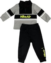 Nike Air Joggerset - Kinderen - Grijs/Groen - Maat 86-92cm - 24M