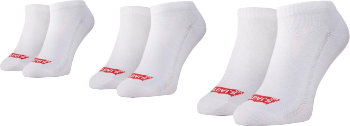 Levi’s Low Cut Batwing Logo 3-Pack Wit
