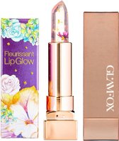 GLAMFOX Witch Flower Lipstick - Lippenstift met 24 Karaat Goud Korrels en Echte Heksen Bloem - Lip Plumper - Lippenstift Langhoudend - Lippenbalsem - Lipbalsem - Lipverzorging - Be