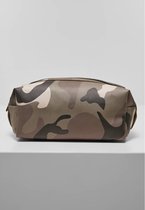 Urban Classics - Synthetic Leather Camo Cosmetic Pouch Make-up tas - Bruin