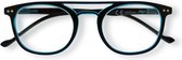 Icon Eyewear KCE344 John Leesbril +2.50 Donkerblauw montuur met lichtblauwe touch