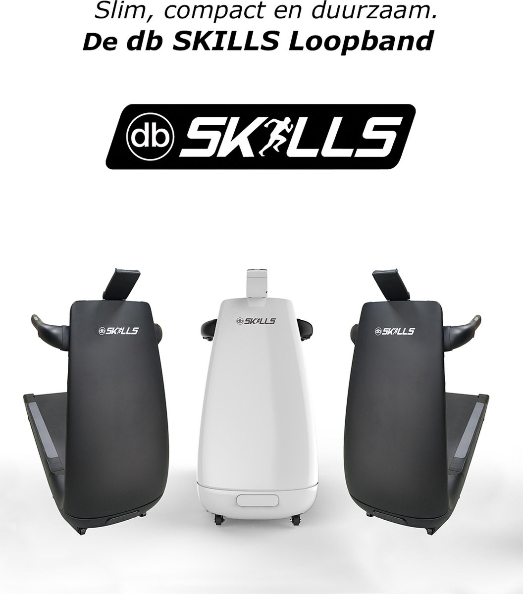 Afbeelding 3 van Bereik je fitnessdoelen met de DBSkills loopband! Stil, krachtig en opvouwbaar. De ultieme motivatie voor effectieve thuisworkouts. Hometrainer Treadmill inklapbare loopband Profiteer nu van de scherpe aanbieding!