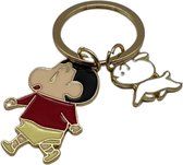 Crayon Shin-Chan , Chin chan sleutelhanger, Hondje Lucky, Blotebillenboogie, Problemen maken daar houdt ie van