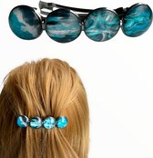 Hairpin-Haarspeld-Haaraccessoire-Hairclip-Cabochon-grijs-groen-blauw-wit-Haarklem-Haarmode