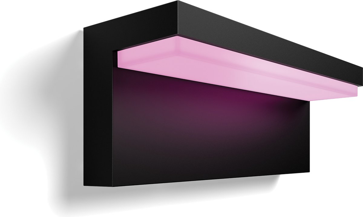 Philips Hue Nyro muurlamp - wit en gekleurd licht - zwart — afbeelding 2