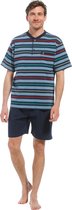 Robson heren shortama 37221-712-4 - Blauw - XXL/56