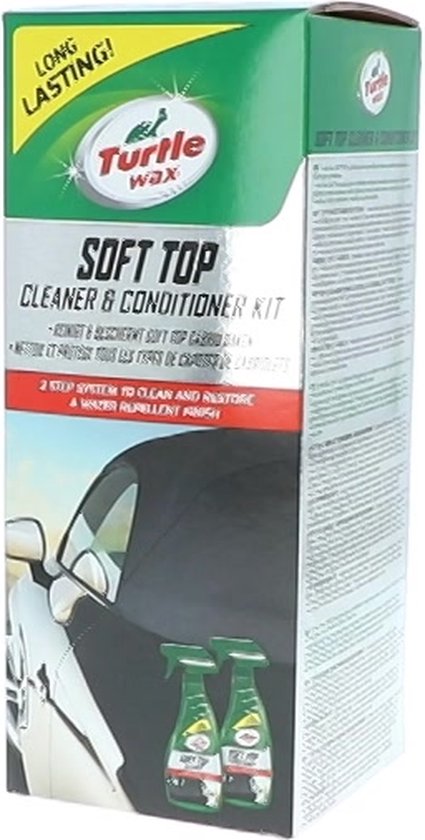 Turtle Wax Green Line Soft Top Kit 2x500ml | Soft Top Cleaner & Conditioner  Kit | bol