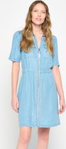 LOLALIZA Rechte jurk - Blauw - Maat 38