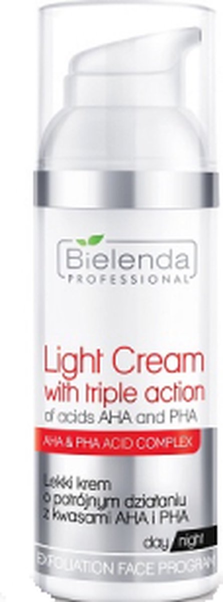 Bielenda Professional - Face Program Light Cream With Triple Action A Light Cream With Triple Action With Aha And Pha Acids 100Ml