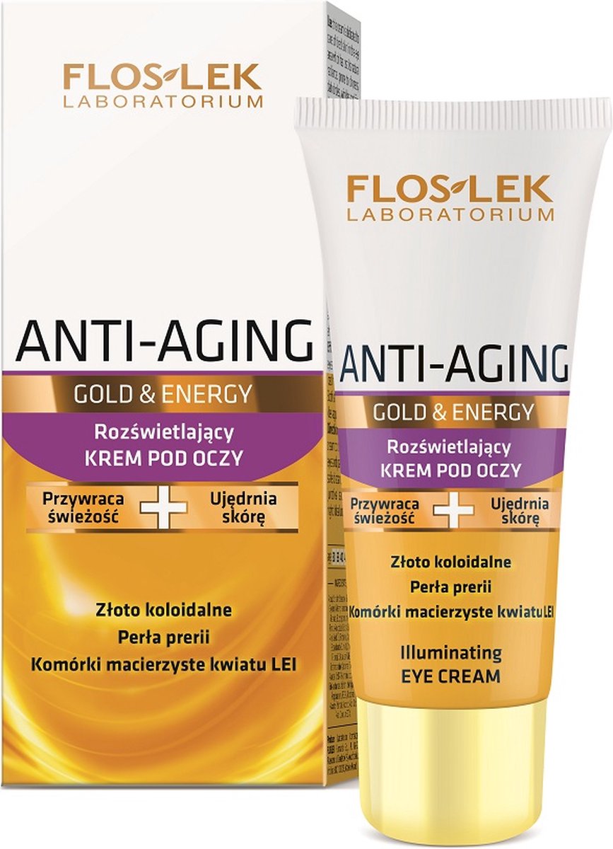 Anti-Aging Goud & Energie verlichtende oogcrème 30ml