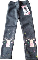 Kerstlegging - Meisjes - Grijs - Maat 110/122