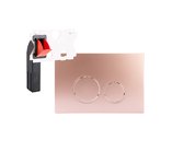 VOORDEELPAKKET StarBlueDisc Doppio 55  + Toiletblokhouder voor Geberit Delta - UP100 - Sigma 12cm - UP320 - UP300 reservoirs Rose Goud - Rose Goud - Rose Goud