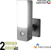 Caméra de sécurité wifi Nivian IPC-L1 - fente pour carte SD - microphone et haut-parleur - LED blanches