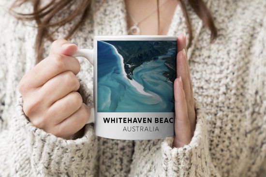 Mok - Koffiemok - Australie - Strand - Lucht - Mokken - 350 ML - Beker - Koffiemokken - Theemok