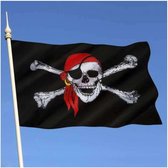 Piratenvlag One Eyed Jack - 150 x 90 cm - piraten vlaggen