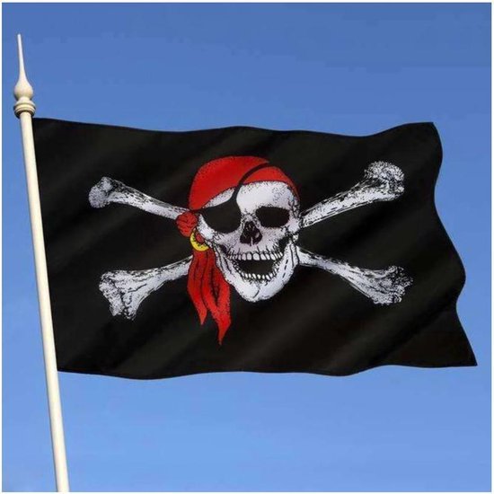 Drapeau pirate One Eyed Jack - 150 x 90 cm - Drapeaux pirate