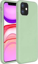 Iphone 11 PRO MAX - Siliconen telefoonhoesje - Groen