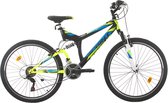 Sprint Element - Mountainbike 26 inch - 18 versnellingen Shimano - Zwart/Groen - Framemaat:46 cm - BK22SI8790 B