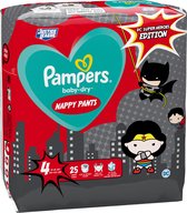 Pampers - Baby Dry Pants - Maat 4 - Small Pack - 25 luierbroekjes - Superhelden Editie
