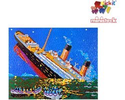 Stick-it Titanic zinkend, ca. 8.500 steentjes, compatibel met Ministeck