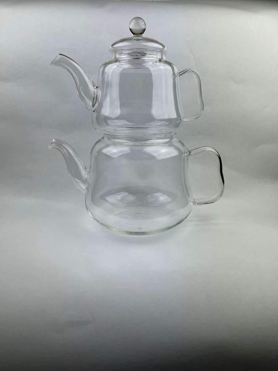 Glass Teapot Set 3-delig