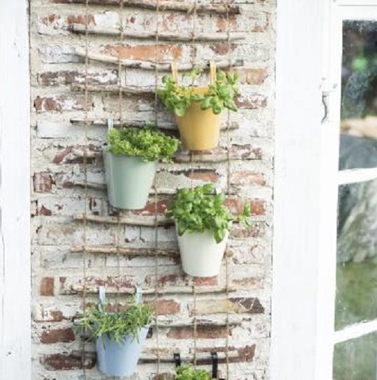 Ib laursen Hangpot balkon | zink gelakt | donkergroen