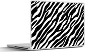 Laptop sticker - 14 inch - Dieren - Zebra - Design - 32x5x23x5cm - Laptopstickers - Laptop skin - Cover
