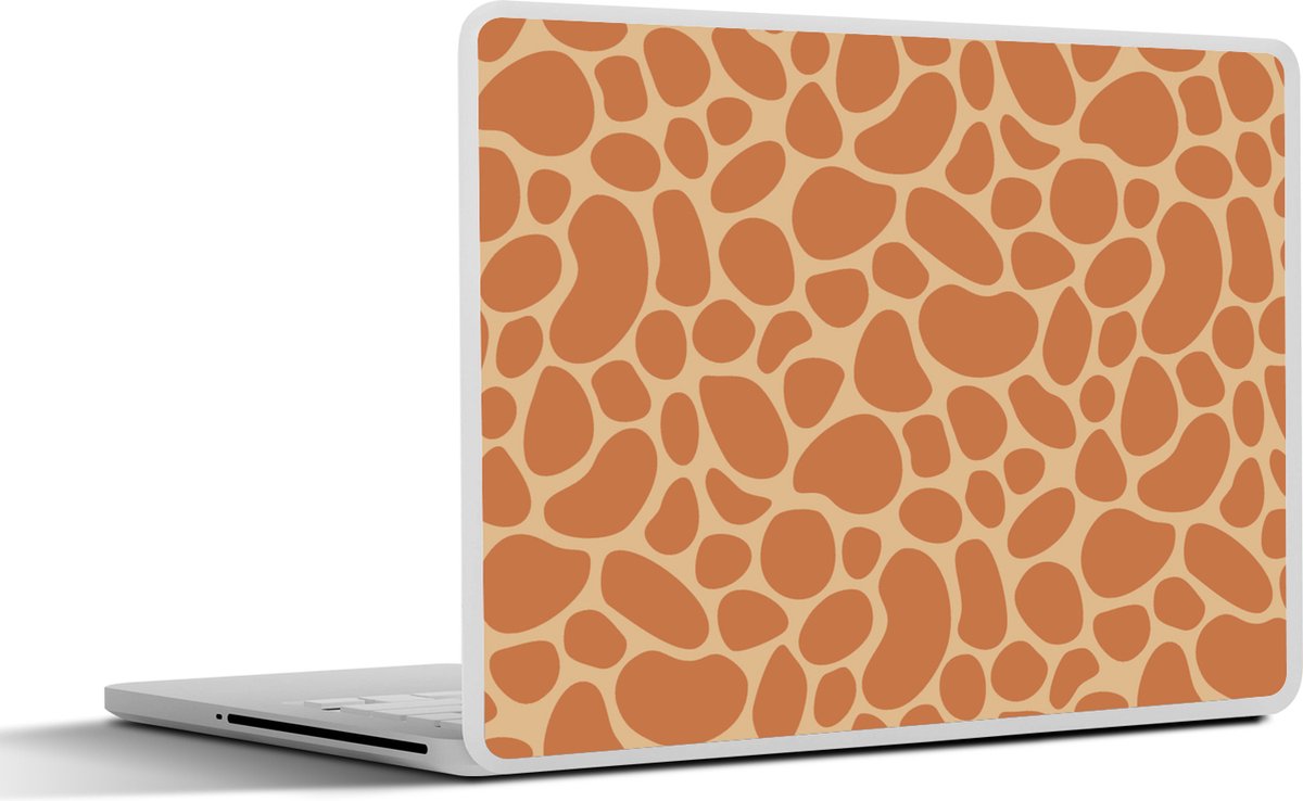 Laptop sticker - 15.6 inch - Giraffe - Afrika - Design - 36x27,5cm - Laptopstickers - Laptop skin - Cover