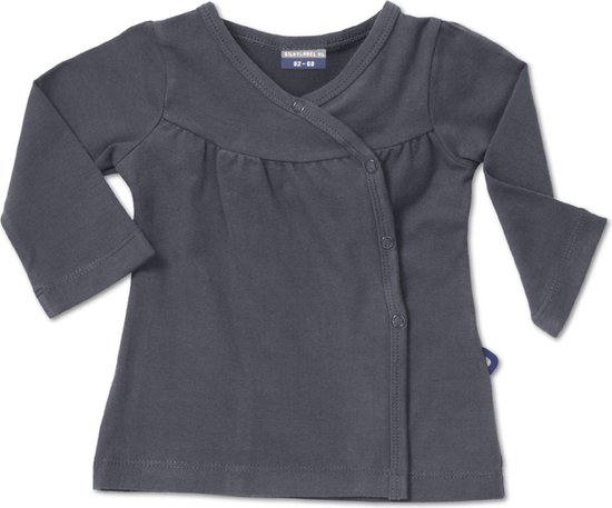 Silky Label vest met knoopjes Glacier grey - maat 98/104 - grijs