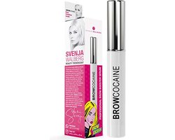 Browcoca!NE® wenkbrauwserum voor snelle groei en volledige wenkbrauwen, veganistische wenkbrauwbooster van Svenja Walberg, testwinnaar wenkbrauwgroei, made in Germany, inclusief sjabloon voor de perfecte vorm