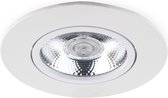 Groenovatie LED Inbouwspot 5W - Wit - Rond Ø90 mm - 24D - Dimbaar