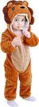 Budino Baby Romper Pyjama Onesie Leeuw - Bruin - maat 90