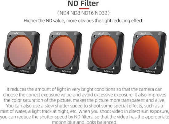 50CAL Actioncam Camera Lens Filter set - CPL + ND8 + ND16 - Geschikt voor DJI Action 2 actioncamera - 50CAL