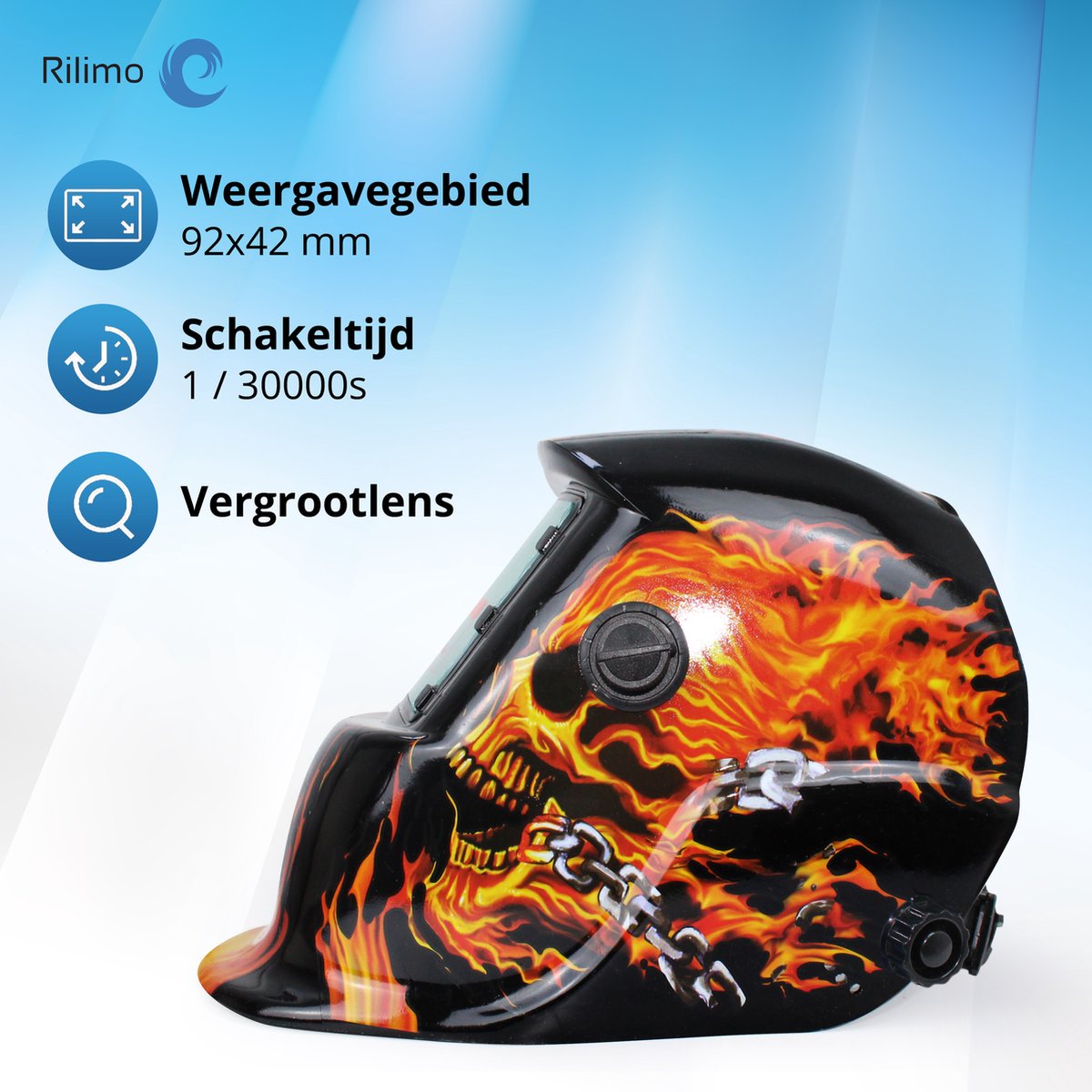 S-KM11 SATRA Lashelm laskap automatisch dimmend - VDH Tools