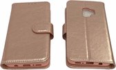 Samsung Galaxy S9 Roze - Portemonnee Wallet Case Pasjeshouder - boek Telefoonhoesje Kunstleer - Book case