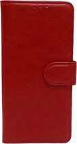 Samsung Galaxy S9 Rood - Portemonnee Wallet Case Pasjeshouder - boek Telefoonhoesje Kunstleer - Book case