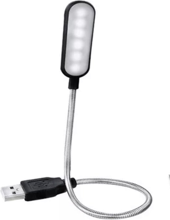 Laptop Lampje - LED Toetsenbord verlichting - USB - leeslampje | bol.com