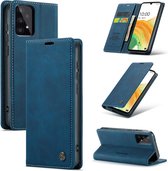 Casemania Hoesje Geschikt voor Samsung Galaxy A13 4G & A13 5G Navy Blue - Portemonnee Book Case