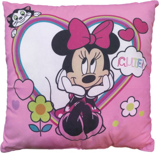 Coussin Disney Minnie Mouse Mignon - 40 x 40 cm - Polyester