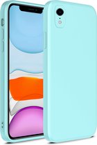 Smartphonica iPhone Xr siliconen hoesje met zachte binnenkant - Blauw / Back Cover geschikt voor Apple iPhone XR
