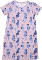 Blue Seahorses Nachtjapon Pyjama’S Bio-Kinderkleding