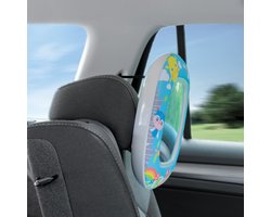 Benbat Night & Day Baby Autospiegel Bosplezier - Interactieve Autospiegel met Licht, Geluid en Afstandsbediening - XL Spiegel voor Auto
