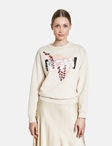 TAIFUN Dames Sweatshirt met applicatie