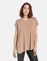 TAIFUN Dames Shirt met puntige zoom opzij