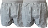 Embrator mannen Boxershorts 2-stuks geruit maat 4XL