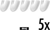 PRISTINE -5 Pack-Anti crease-Wit-(L Maat 40 t/m 45) -Crease Protector-Sneaker Protector–Anti Kreuk- Sneaker Shield - Shoeshield - Anti Crease -Schoen Bescherming-SchoenSchild- Snea